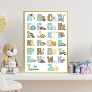 Arte mural – ABC de las aventuras – Descarga digital (hasta DIN A3)
