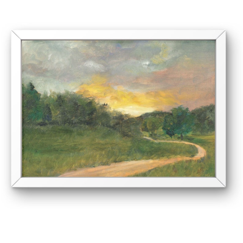 Wesleyville Sunset Painting image 3