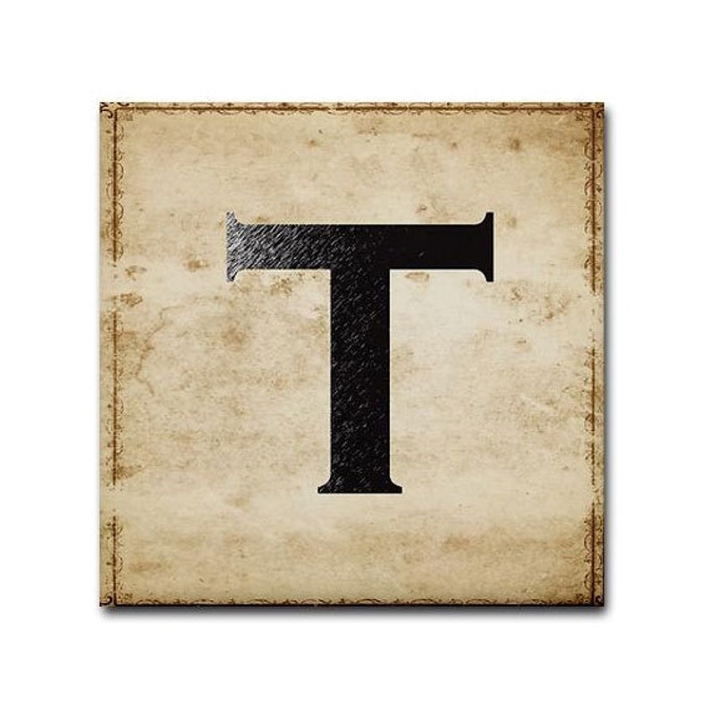 Letter T for monograms and initials image 1