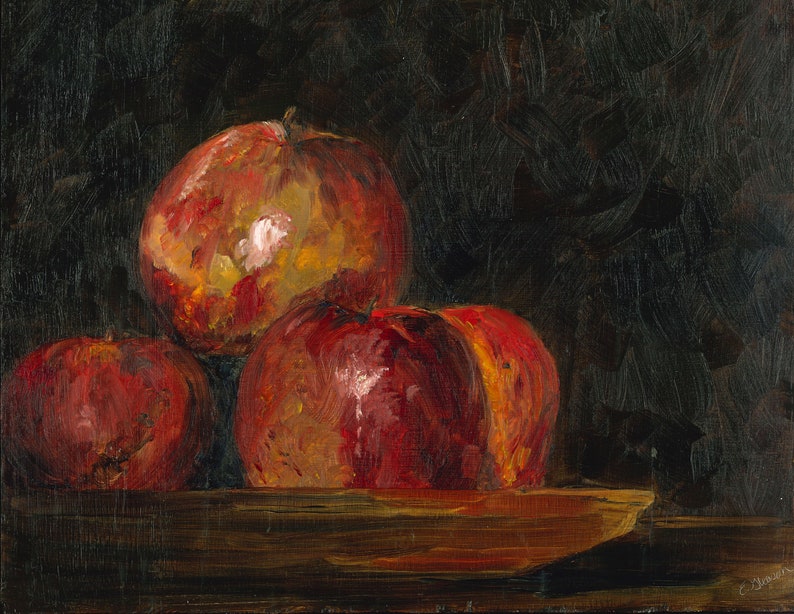 Apple Havest Oil Painting image 1