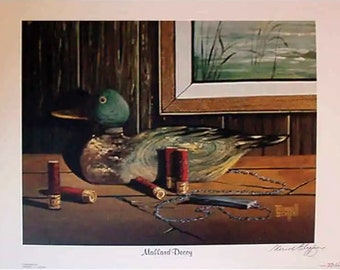Vintage Merrill Coffin Mallard Duck Decoy