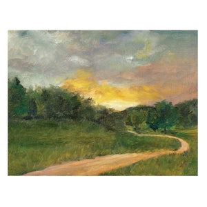 Wesleyville Sunset Painting image 2