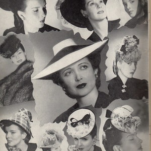 1940er Jahre Es macht Spaß, einen Hut zu machen Digitales Buch Gelehrt von Helene Garnell PLUS Zwei Muster für Basic Sailor und Calot PDF Hutmacherei Bild 2