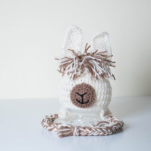Llama Hat - Newborn Photo Props - Crochet Animal Hat - Baby Shower Gifts - Hats - Crochet Ear Flap Beanie - #1004-127-B1-6