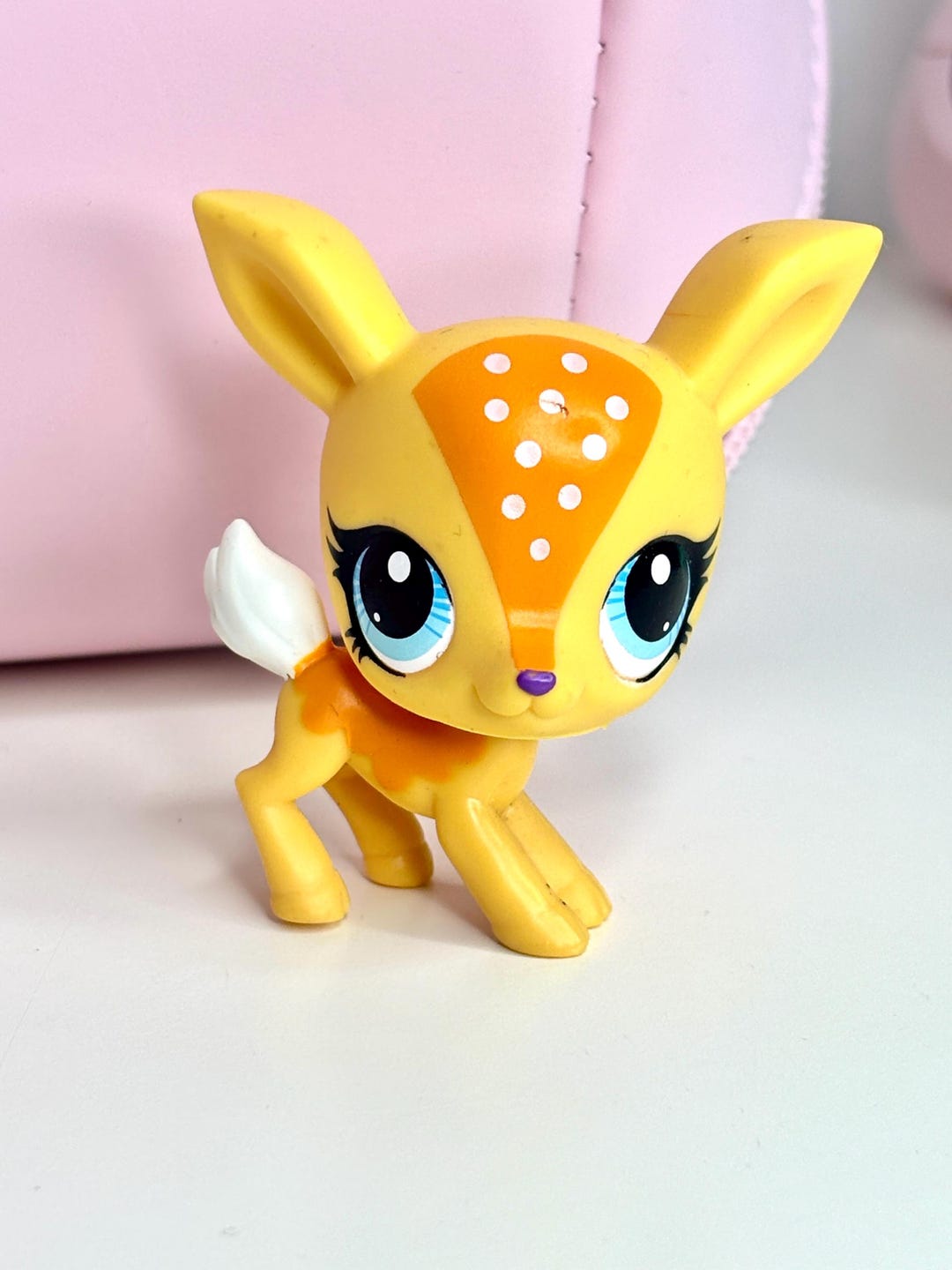 Spring Lps Littlest Pet Shop LPS Yellow Deer With Spots #3268 Pet Figure Fawn ...