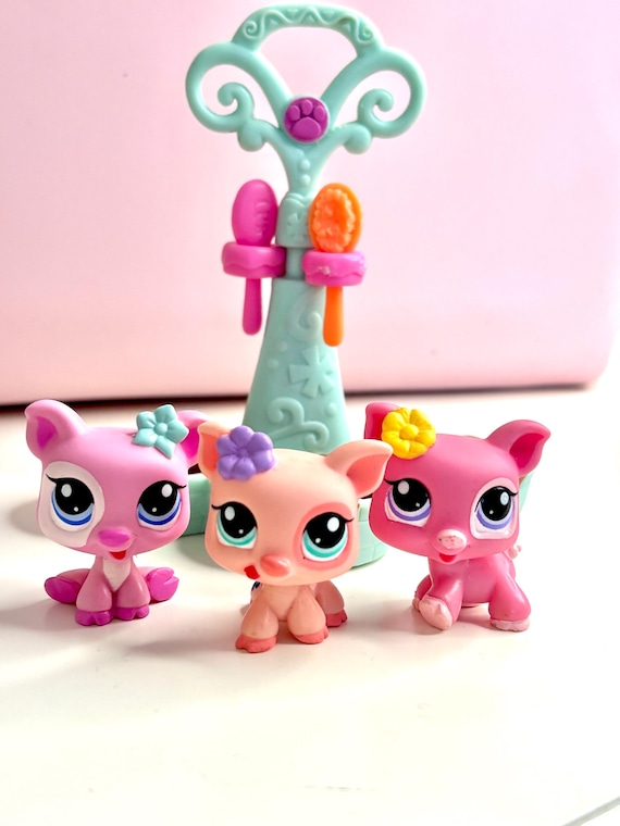 Littlest Pet Shop 1548 1549 1550 Lps Baby Pig Triplets Piglet