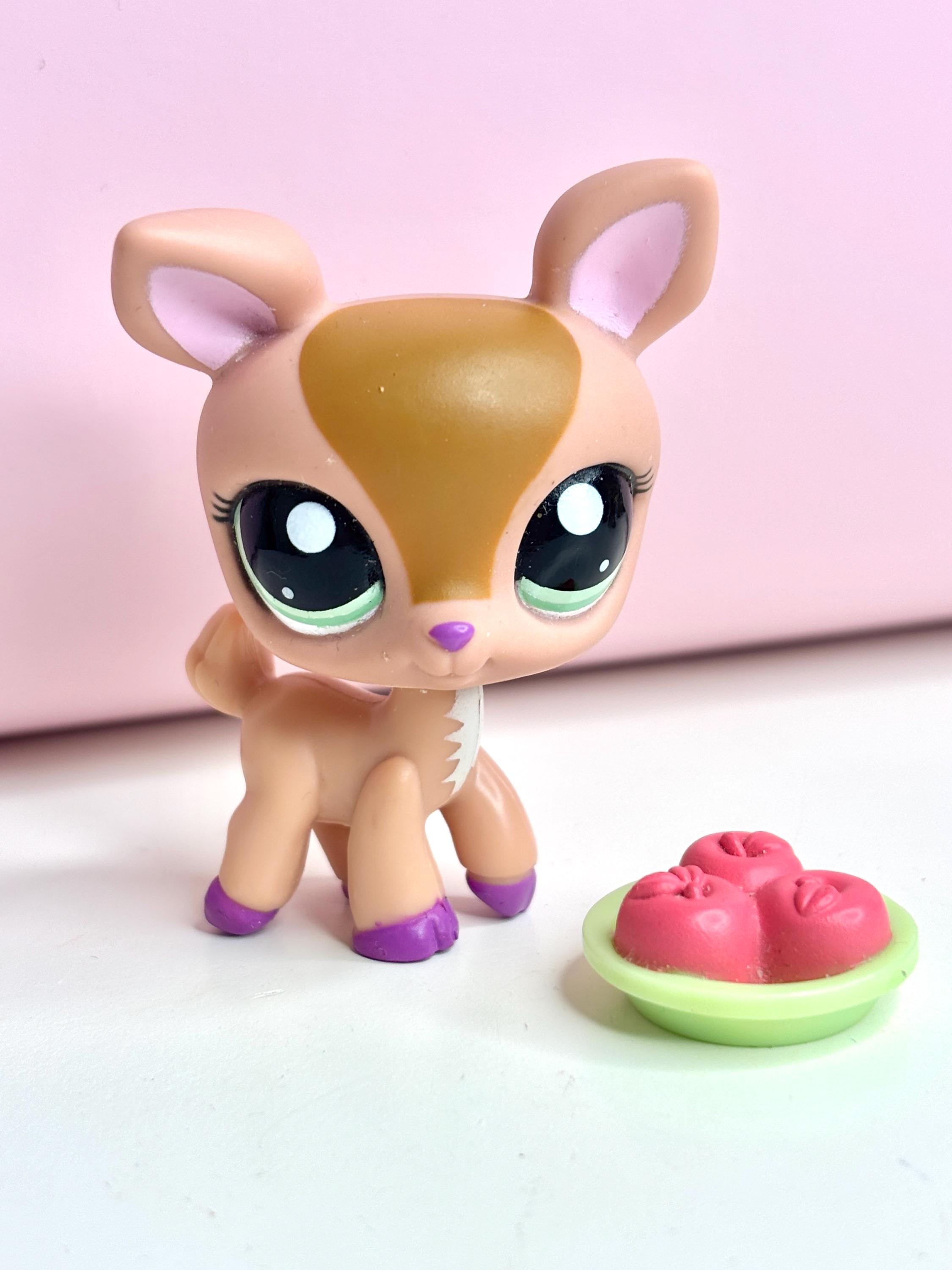 Littlest Pet Shop Hasbro - #1676 Purple Collie & #1677 Deer - Calendrier Avent - Occasion