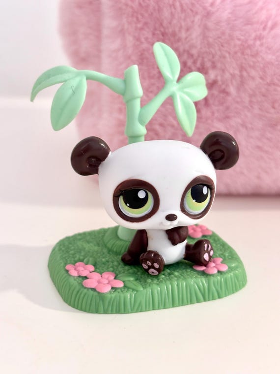 LPS Littlest Pet Shop Authentique panda déco géant pour animal de compagnie / nostalgie Hasbro vintage - France