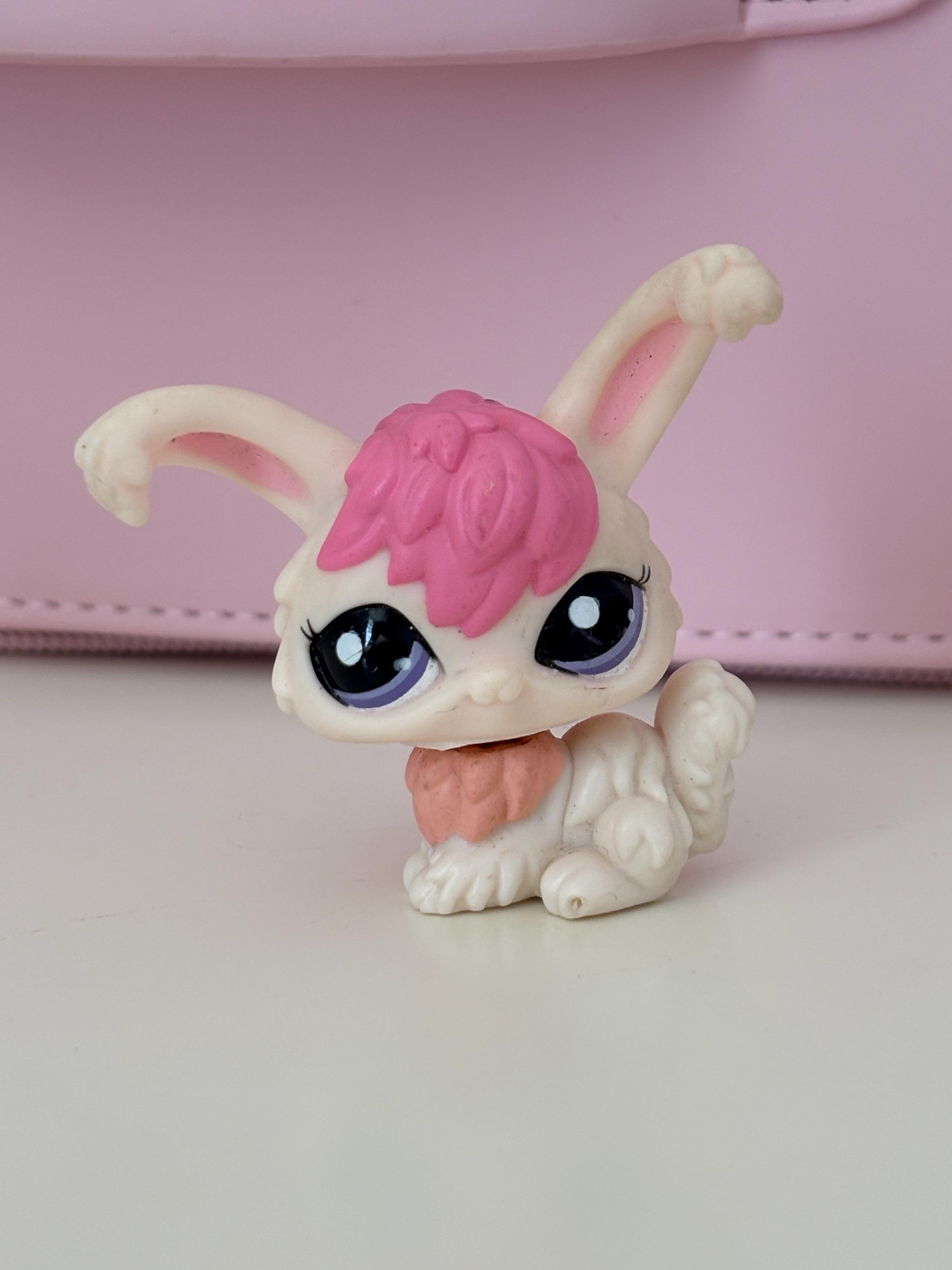 1894 Lps Angora Bunny Pink and White Lps Littlest Pet Shop - Etsy