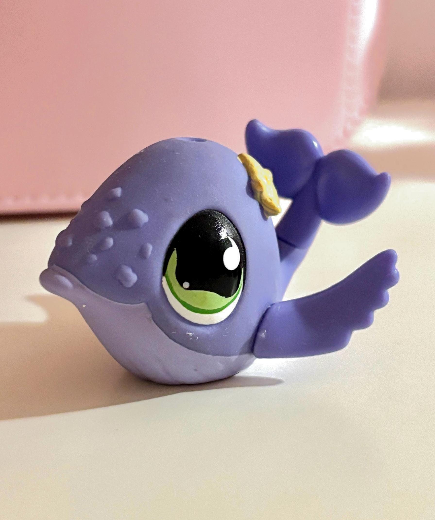 Figurine Littlest PetShop - Baleine #644 - Occasion - Collection Jouets Animaux Miniatures