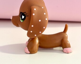 LPS Littlest Pet Shop #556 – Chien Teckel Original Hasbro – Authentique Et Rare