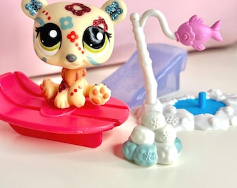 Hasbro - Littlest Pet Shop - LPS - Oso Polar #2343 Con accesorios