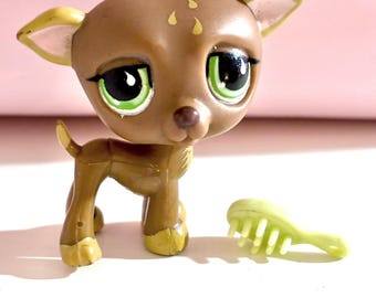 Figurine Littlest Pet Shop Chien Lévrier #507 - Occasion, Univers Hasbro