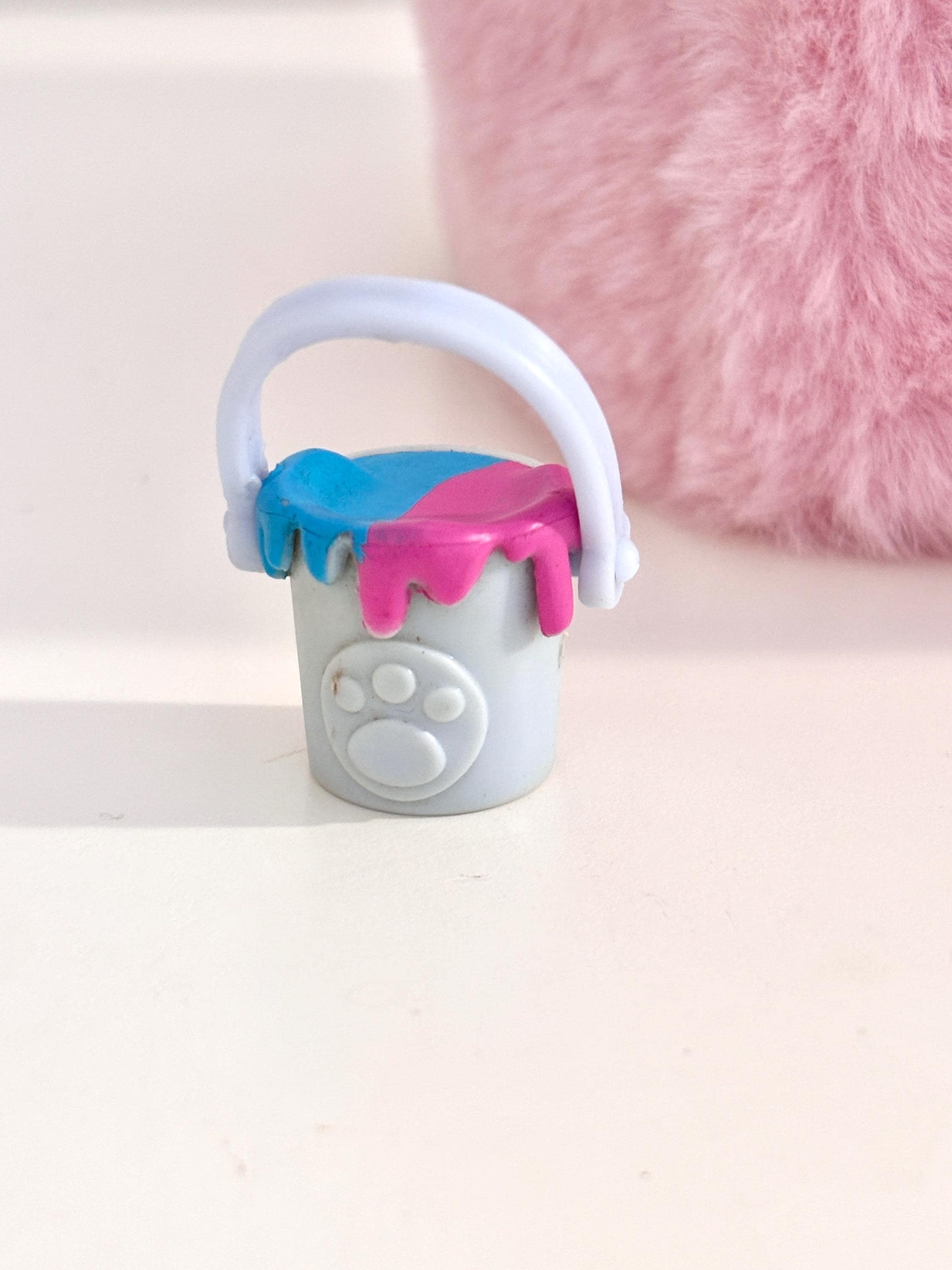 LPS Authentic Paint Bucket Pink and Blue Littlest Pet Shop