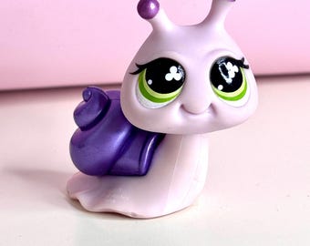 Figurine Littlest Pet Shop Escargot #1528 - Hasbro, Rare, Occasion Très Bon état