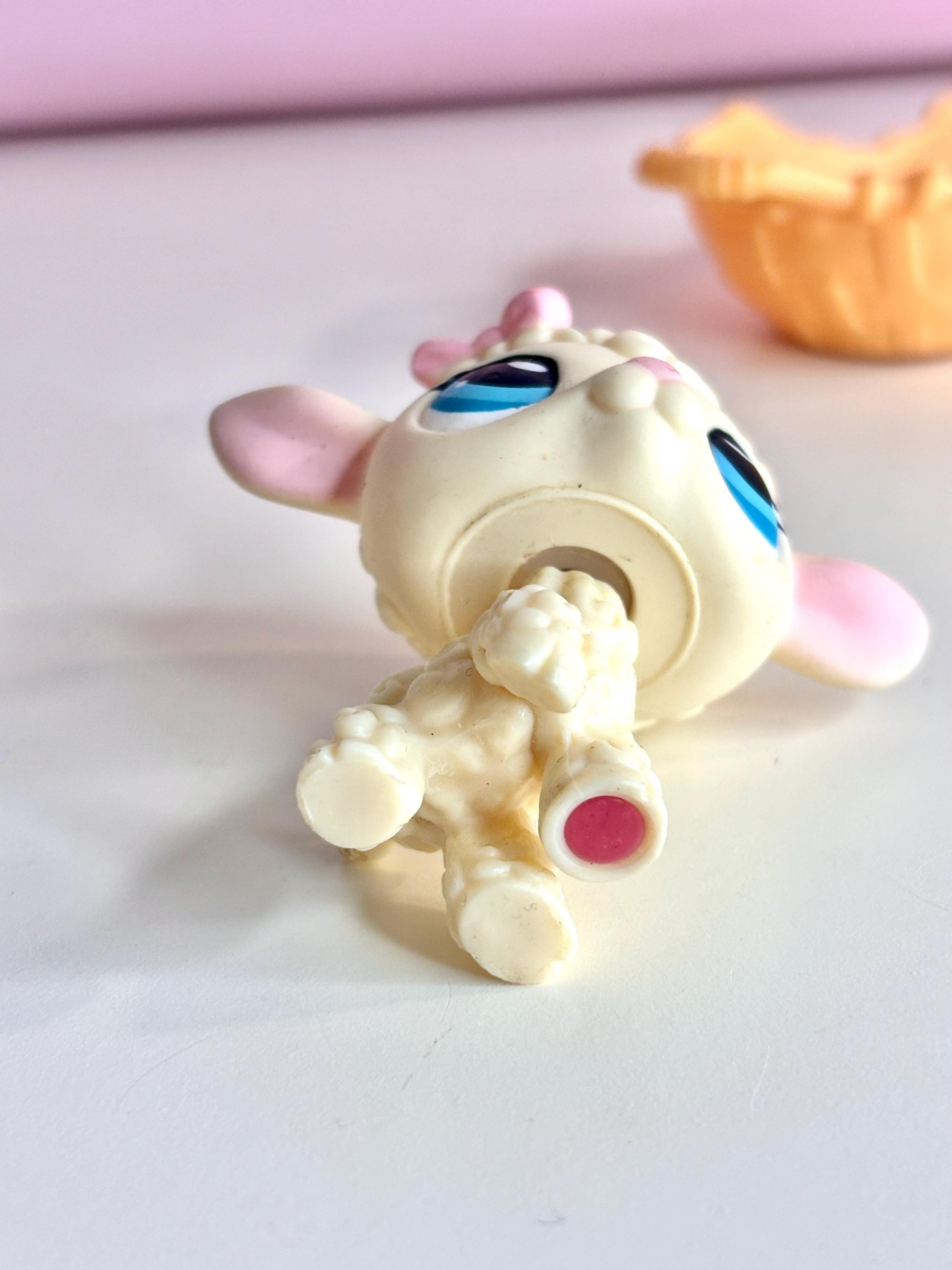 Littlest Pet Shop #186 Lamb Authentic With Original Basket