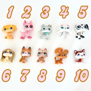 choose your dog! lps authentic dogs select