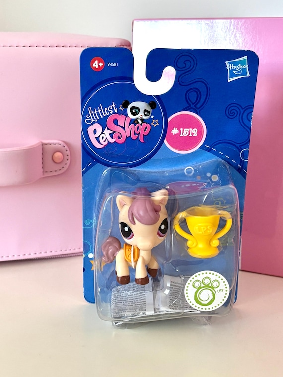 Figurine Littlest Pet Shop Cheval / Poney N°840 Avec Pochette - Occasion