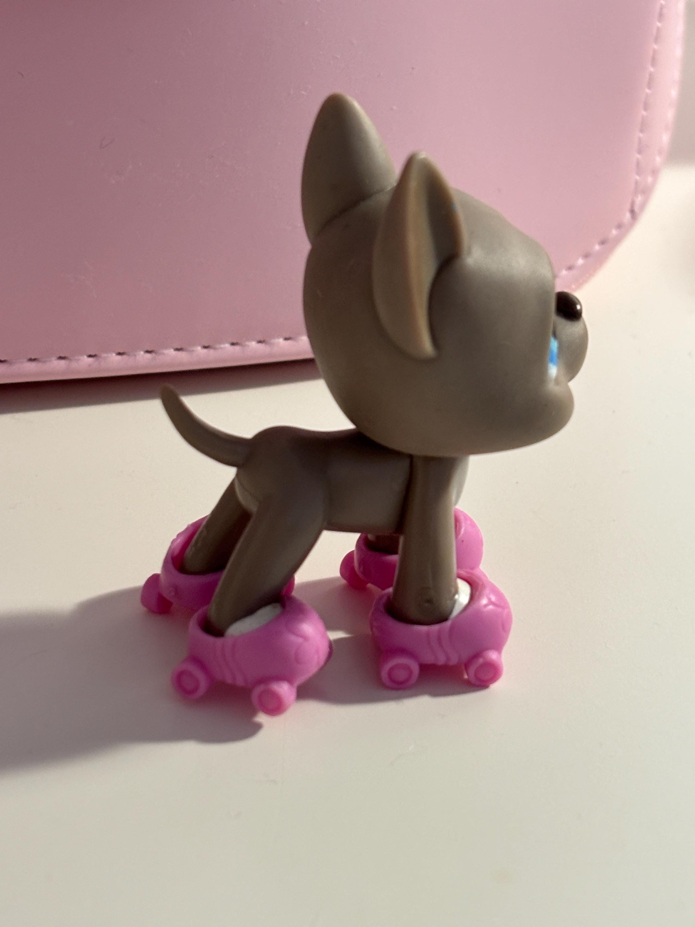 LPS Authentic Littlest pet shop #184 Chien Danois Dog Grey
