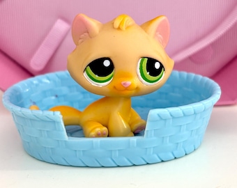 リトルペットショップ LPS #349 トラ猫の子猫 オレンジ ホワイト