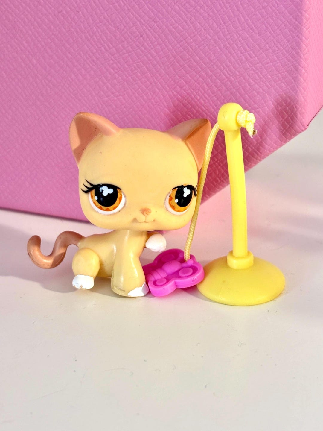 LPS Littlest Pet Shop Yellow Cat 2007 Shorthair Hasbro Rare - Etsy