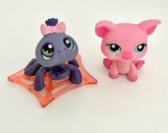 置物 pink spider ✿ littlest pet shop # 2124 pink electronic walkable | Depop