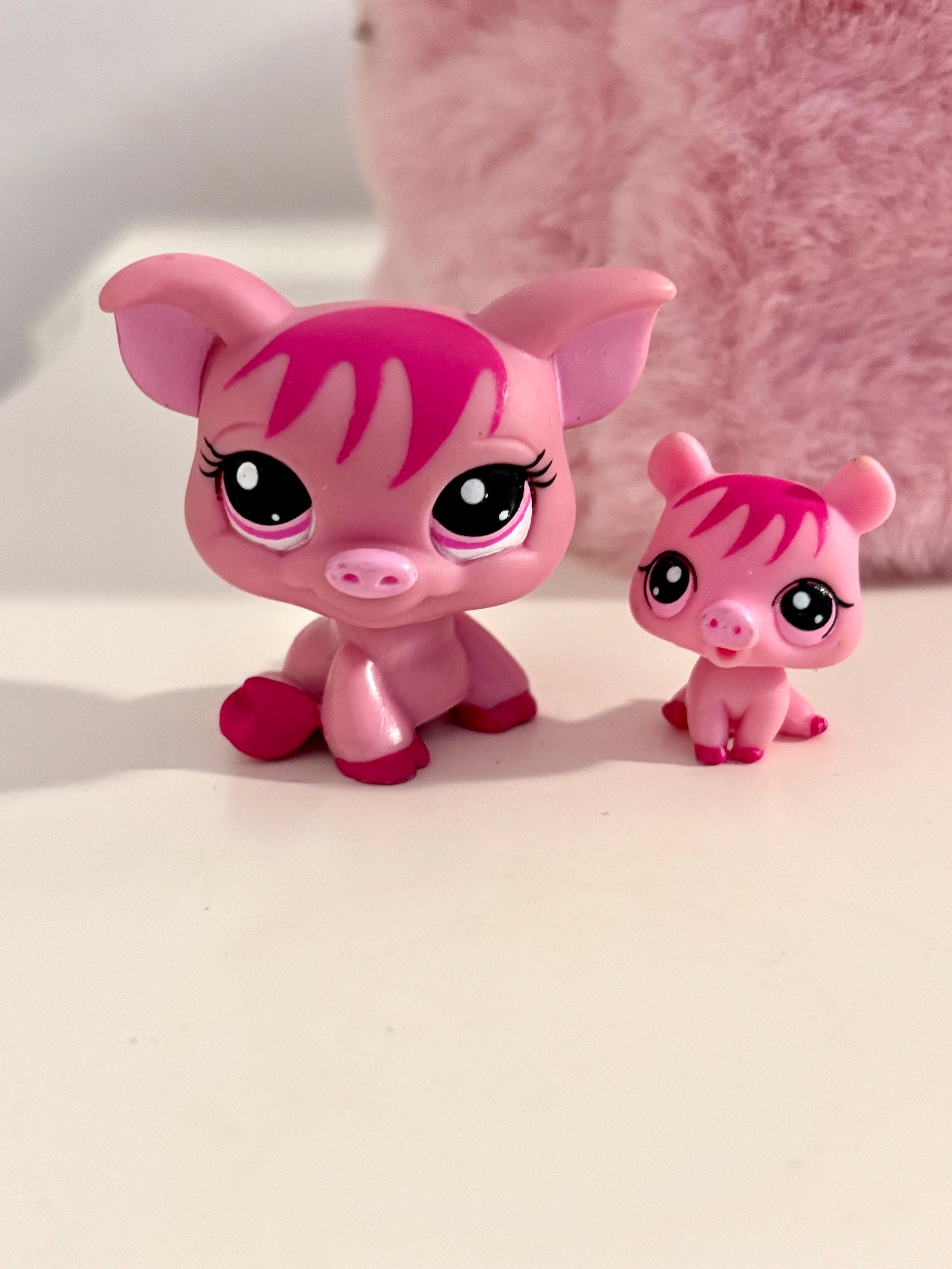mommy pig  3585 and 3584 Littlest Pet Shop Mummy and Baby Pig - Etsy