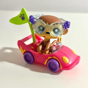 1843 monkey pets on the go littlest pet shop Lps