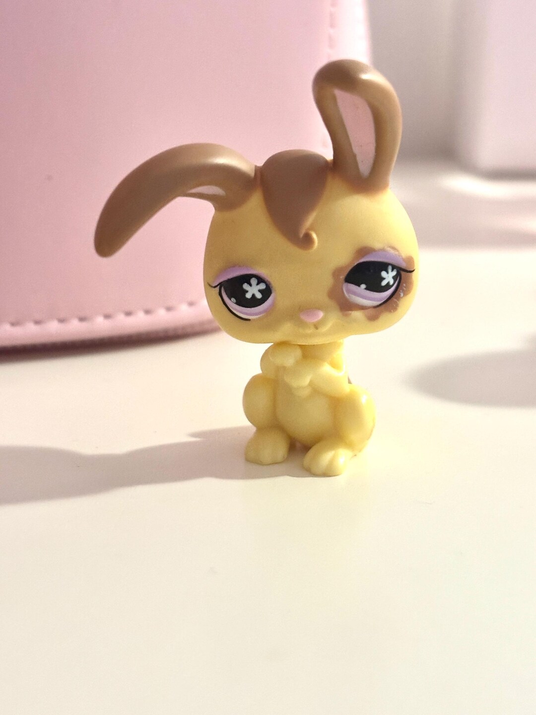 Littlest Pet Shop LPS #887 Tan Yellow Bunny Rabbit Authentic HASBRO ...
