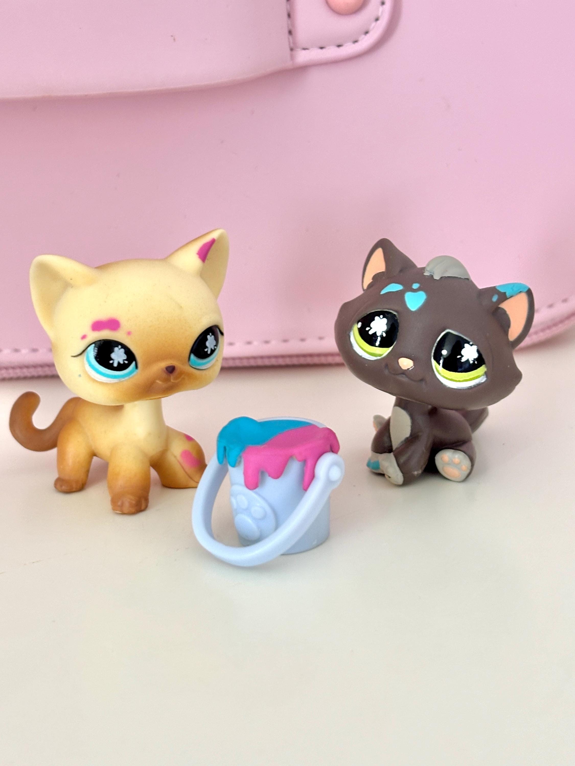 Littlest Pet Shop LPS #816 Shorthair Cat Messiest Kitty RARE
