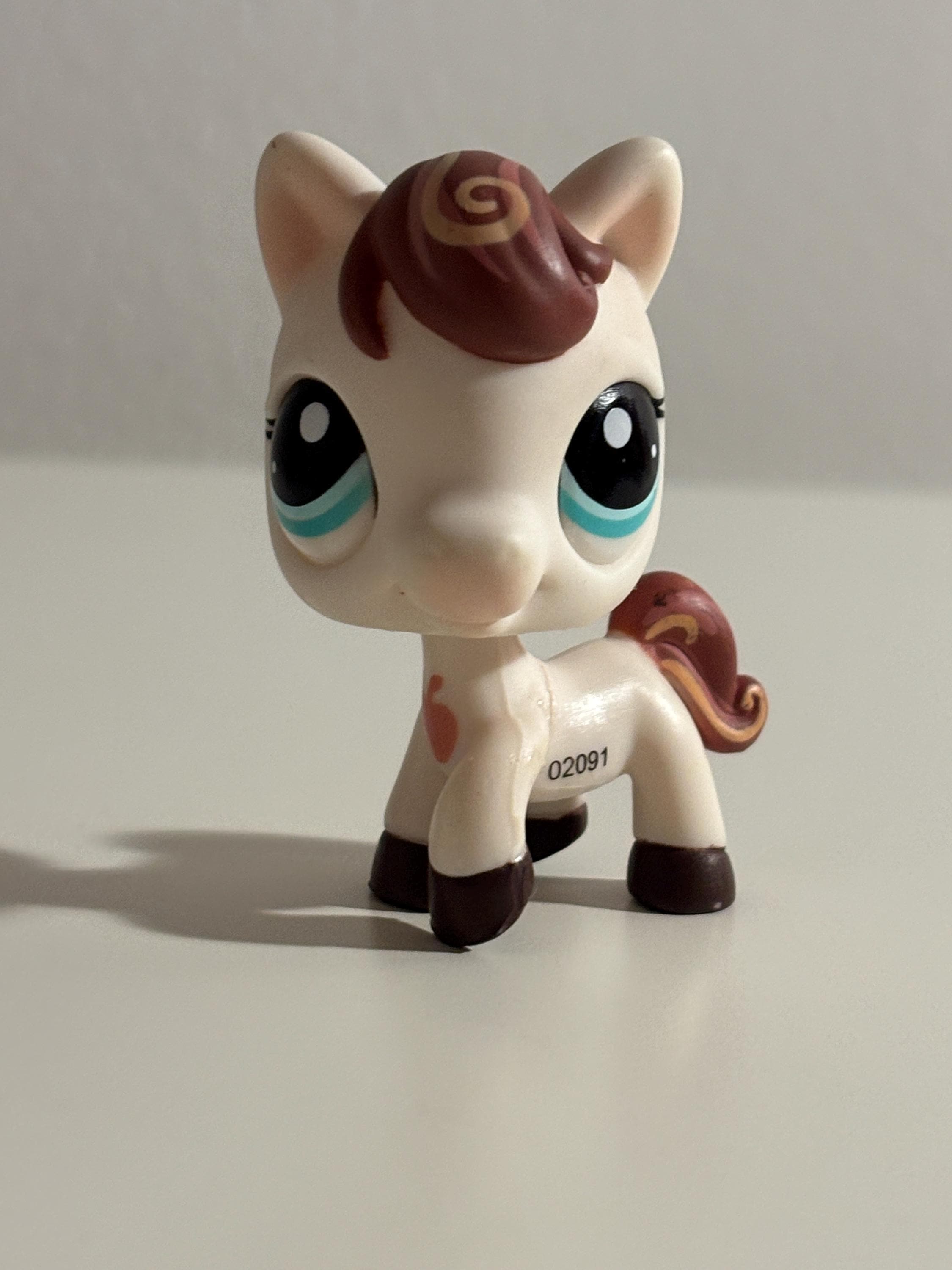Figurine Littlest Petshop Cheval 1616 - Occasion Jouet Collection Animaux De Ferme