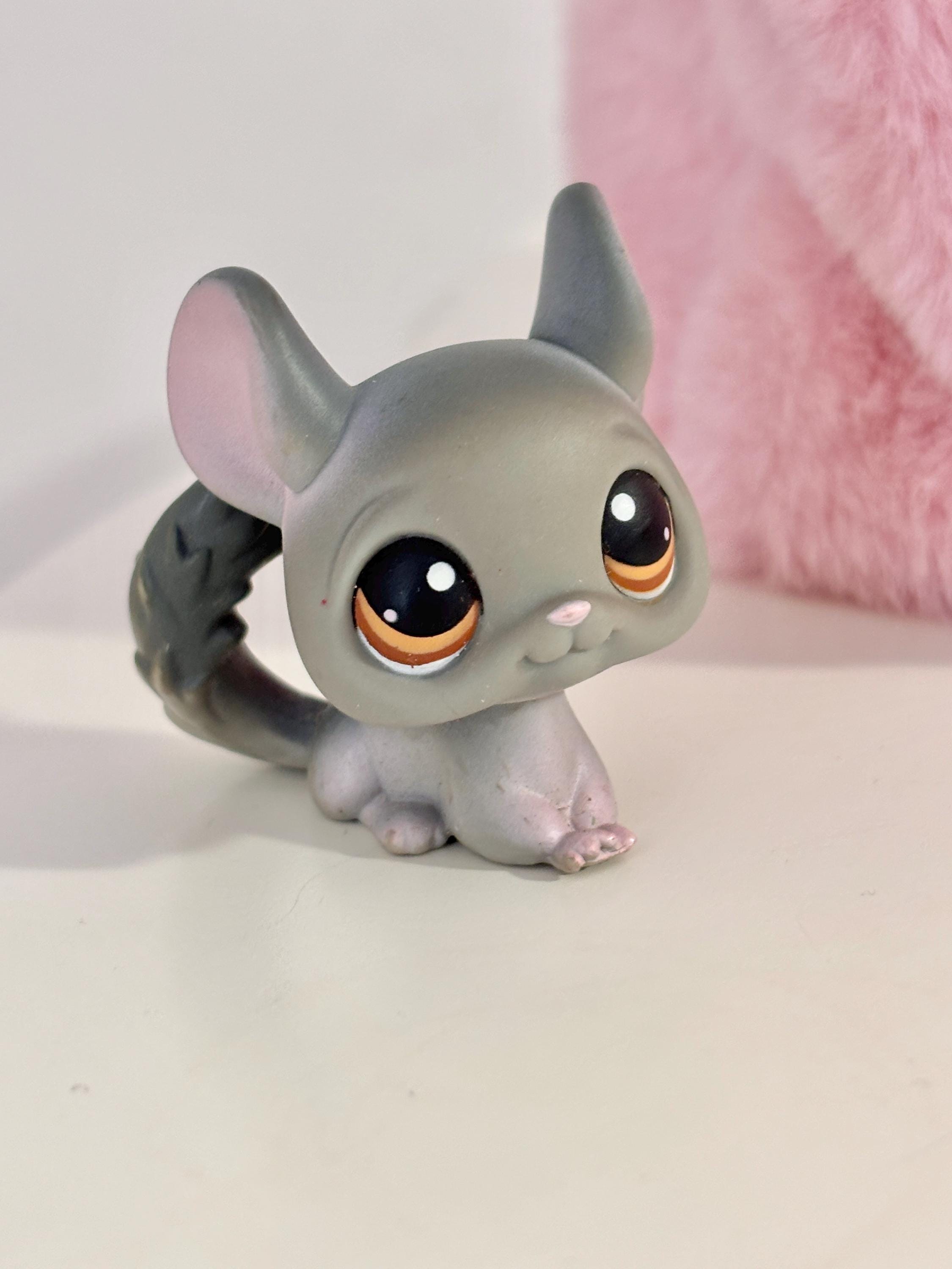 希少　Petla Rev Chinchilla 144 Authentic Littlest Pet Shop Lps Pets Grey - Etsy