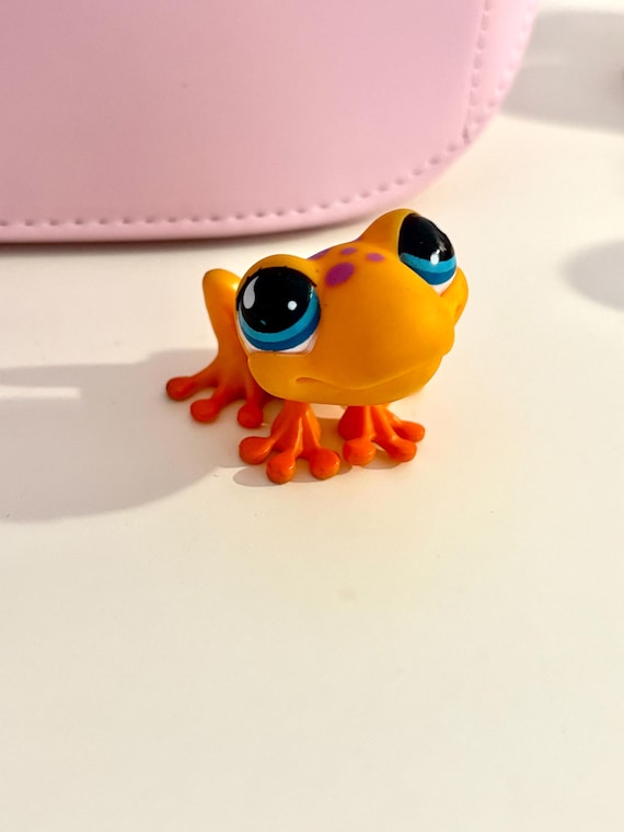 Figurine Littlest PetShop Occasion - Grenouille (Frog) N°2752 - Collection Jouet Vintage