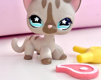 468 autênticos gatinhos de pelo curto da Littlest Pet Shop, estilo vintage.
