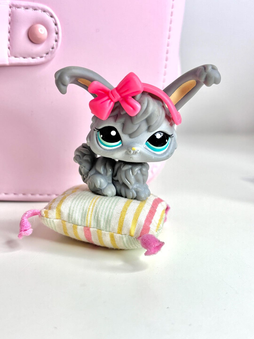Littlest Pet Shop #993 Grey Angora Rabbit With Accessories - Etsy