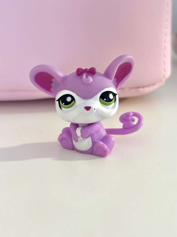2489 Littlest Pet Shop Purple Mouse Authentic - Etsy