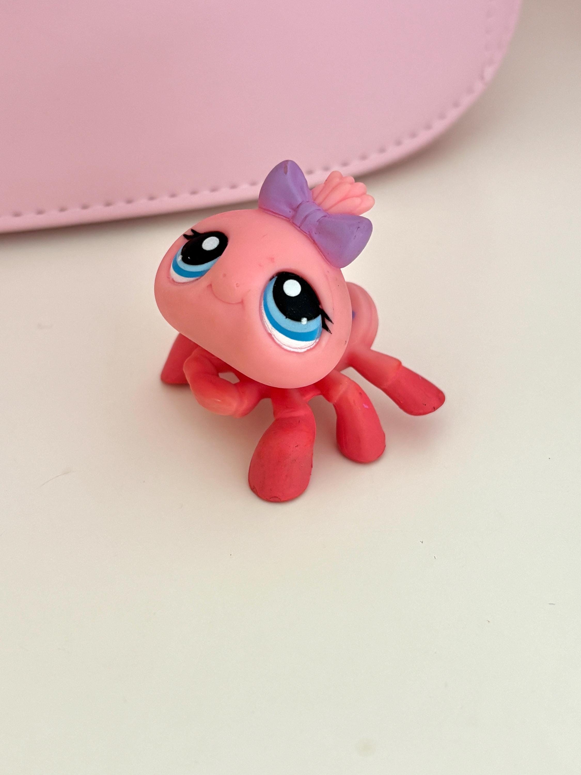 置物 pink spider Littlest Pet Shop Pink Spider Figure Loose Hasbro Toys - ToyWiz
