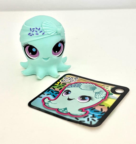 希少 NIRVANA OUT OF THE BLUE octopus 14 x 14 Octopus on blue – fishedimpressions