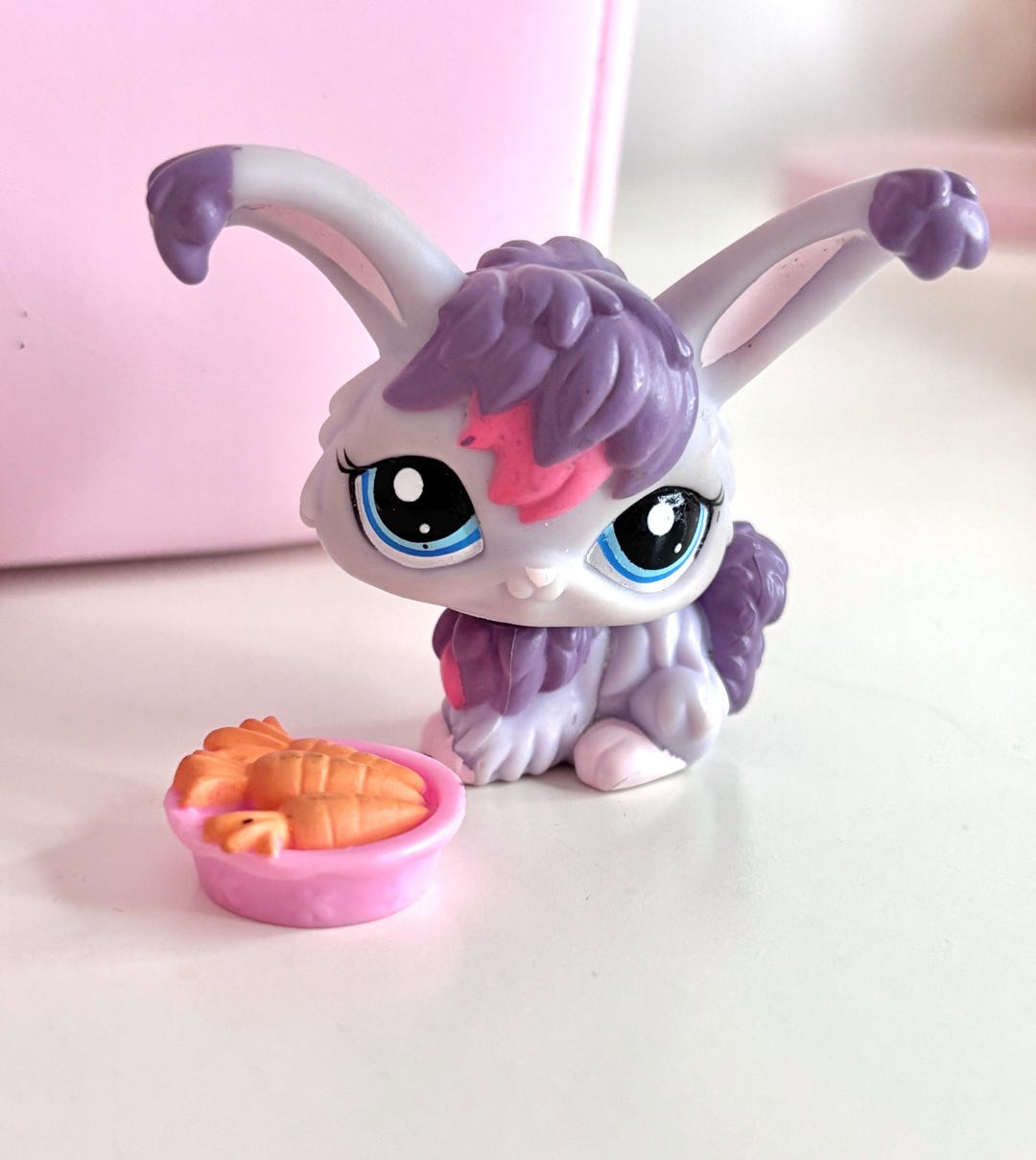 Littlest Pet Shop #1815 Angora Lilac Purple Bunny Rabbit Authentic Lps ...