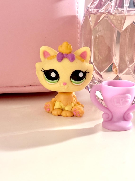 LITTLEST PET SHOP G7 BLIND BOX SERIES 3 LEMON HIMALAYAN CAT #140 AS NEW LOOSE | UK