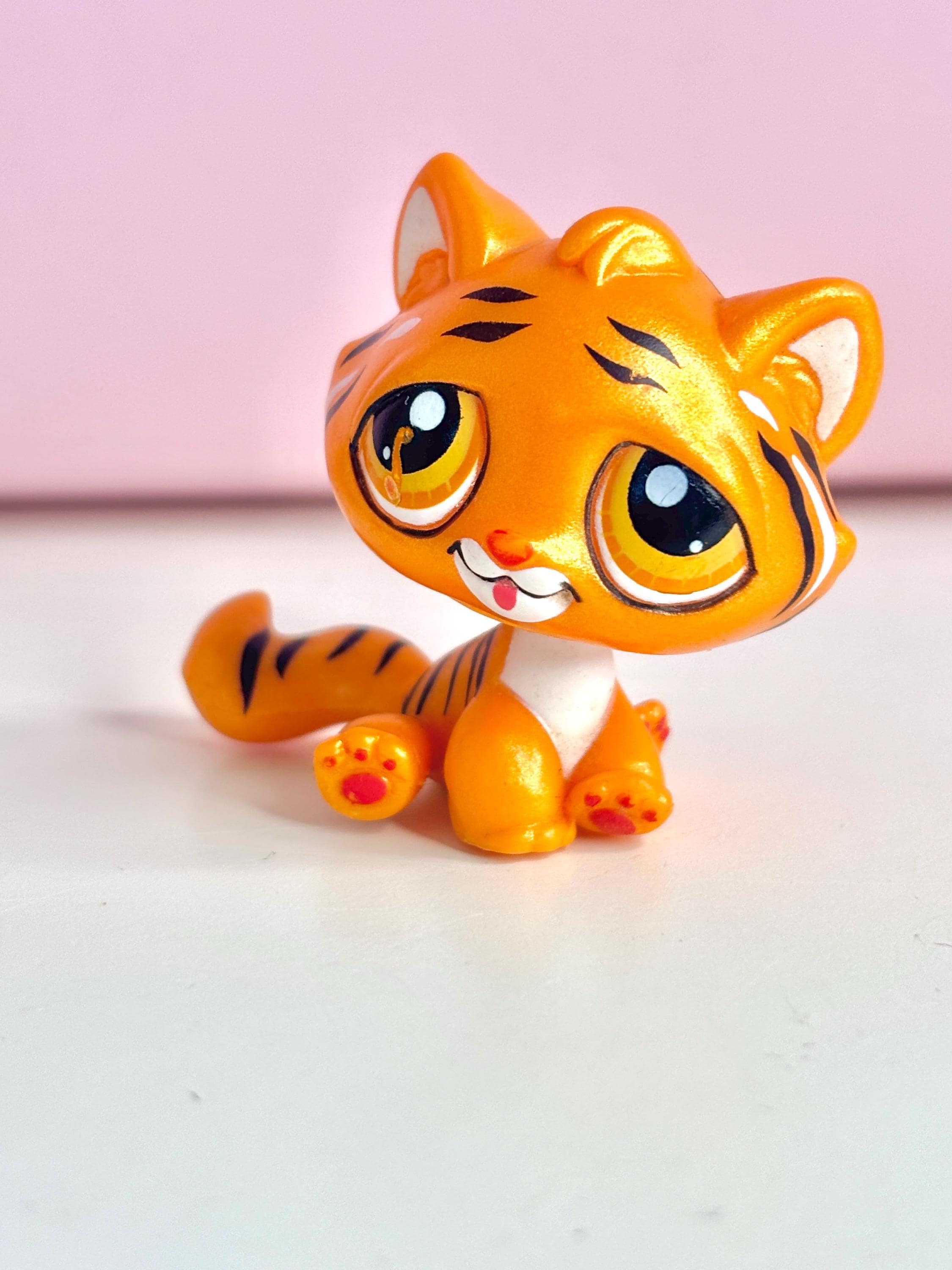 1487 Chinese New Year Shimmer Kitten Tiger Cat Rare Authentic
