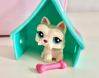 Figurine Littlest Pet Shop LPS – Chien Westie Réf. 2260 – Occasion – Univers Hasbro