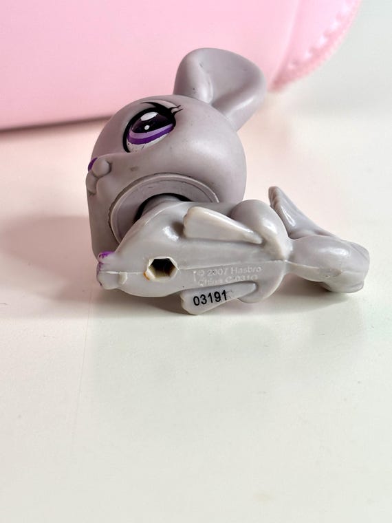 Blind Bag Chinchilla 2014 Authentic Super Rare Pet Purple and Grey