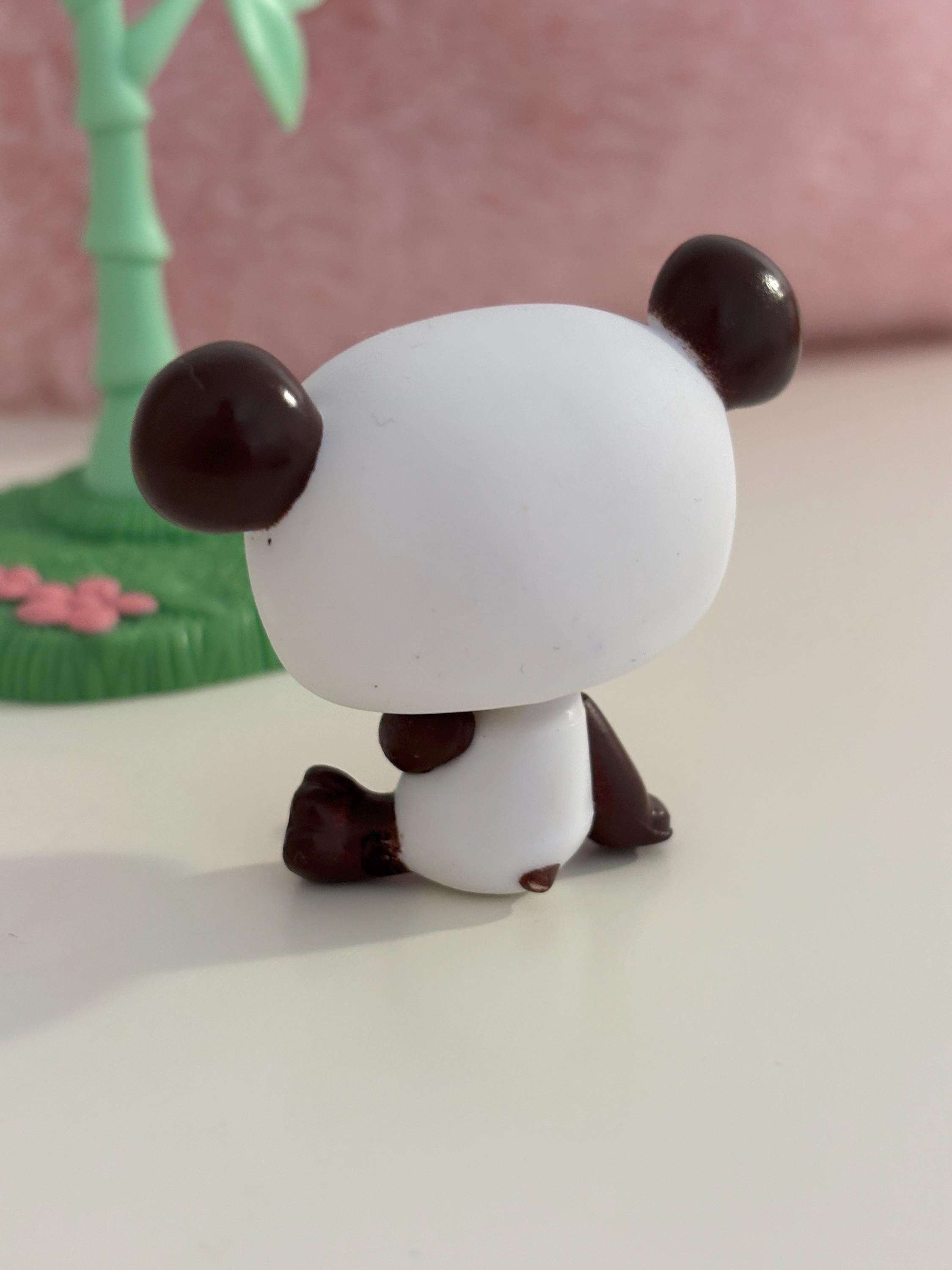 ヤンピー着用メルカリ内1点 Ｌ　pedestal DABbrrrsos Panda 176 Authentic With Tree Bamboo Accessory Littlest Pet Shop