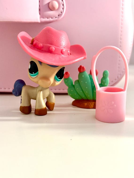 my Littlest Petshop LPS horse cheval 2087 #geektradelpscheval