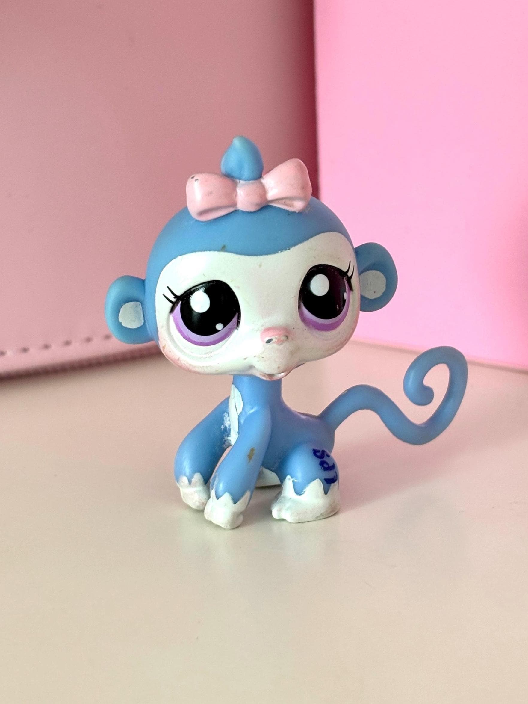 Authentic Littlest Pet Shop Lps #2606 Blue Blind Bag Monkey - Etsy