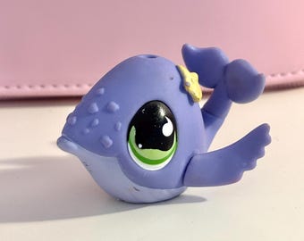 Figurine Littlest Pet Shop Baleine #1912 – Occasion – Pour Collection