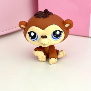 Rare Littlest Pet Shop LPS #1347 Chimpanzee Monkey [Authentic] lps
