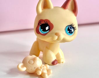 Littlest Pet Shop #744 German Shepherd Diamond eyes Target exclusive