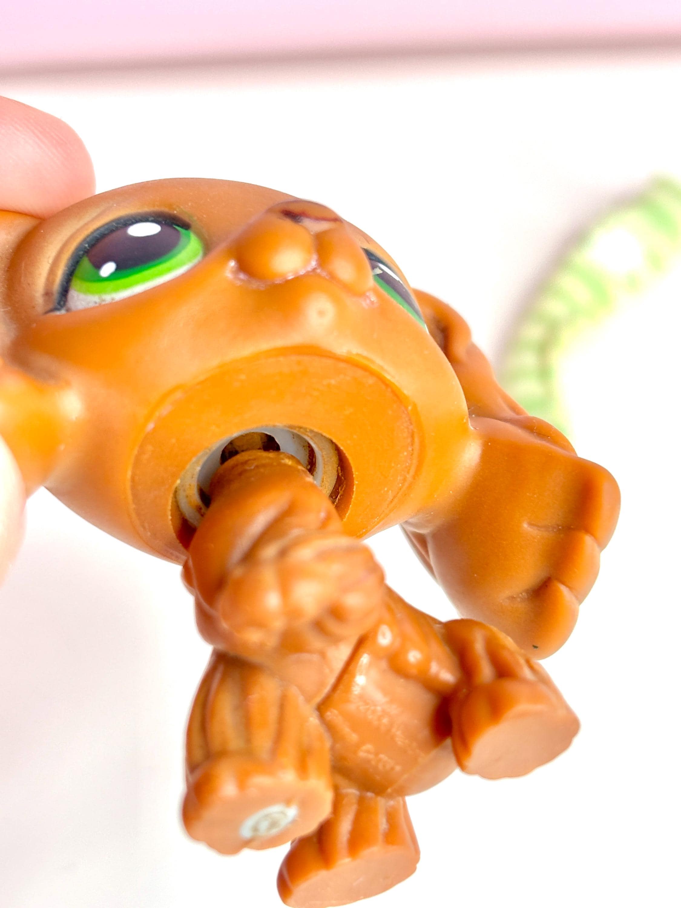 レア・当時物 リトレストペットショップ コッカースパニエル #252 マフラー付 リトルペットショップ #252 茶色のコッカースパニエルの子犬 LPS